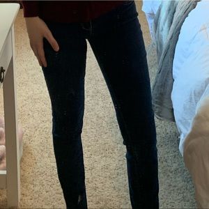 Navy blue jeans size 2